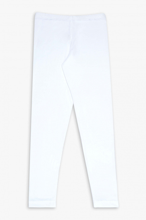 Calça Legging Infantil Branca Básica - Calça legging Infantil - Cambitinhos