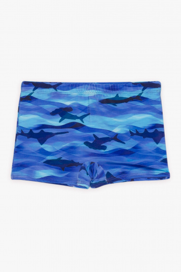 Sunga boxer infantil tubares em alto mar