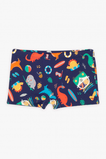 Sunga boxer infantil dinos praianos