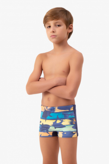 Sunga boxer infantil listrado tubaro