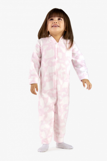 Macaco de soft ursinhas polares rosa infantil