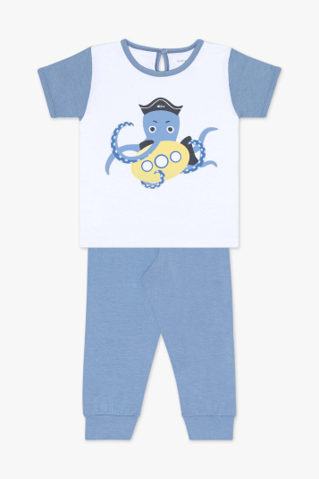 Pijama modal submarinos infantil - Brilha no escuro