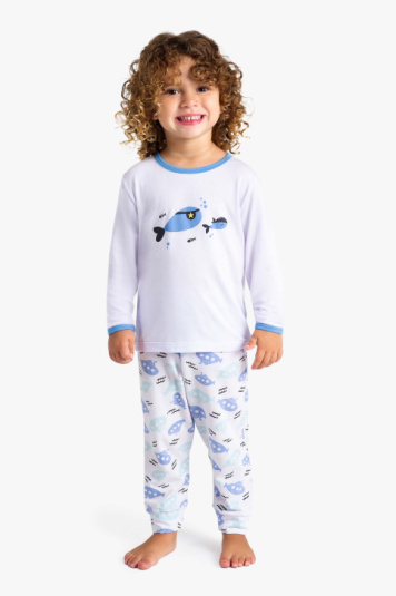 Pijama de modal submarinos infantil