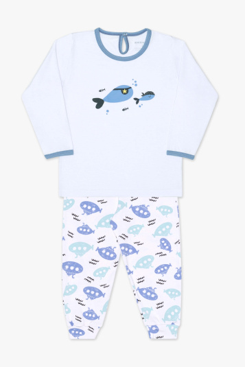 Pijama de modal submarinos infantil