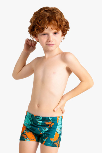 Sunga boxer infantil floresta jurssica