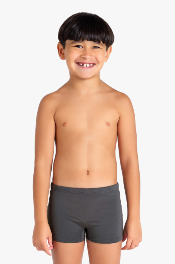 Sunga boxer infantil cinza escuro