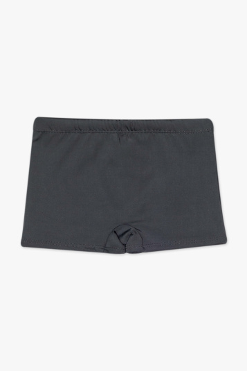 Sunga boxer infantil cinza escuro