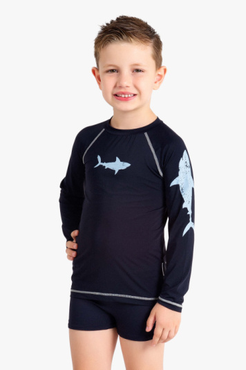 Camiseta infantil proteo solar tubaro