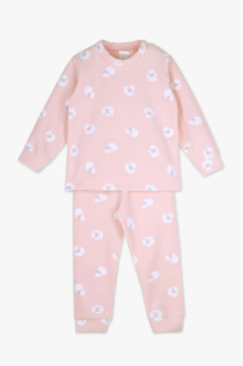 Pijama soft ovelhinha rosa infantil