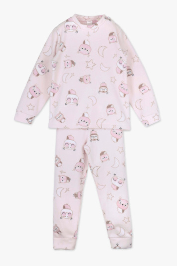 Pijama infantil soft corujinha