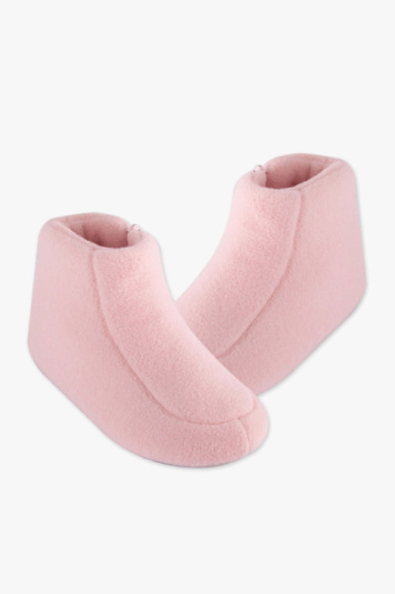 Pantufa de soft rosa suave infantil