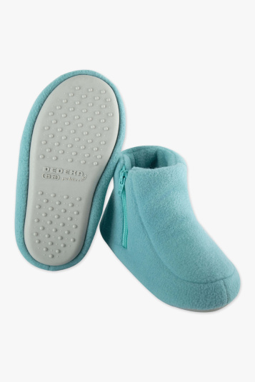 Pantufa de soft verde infantil