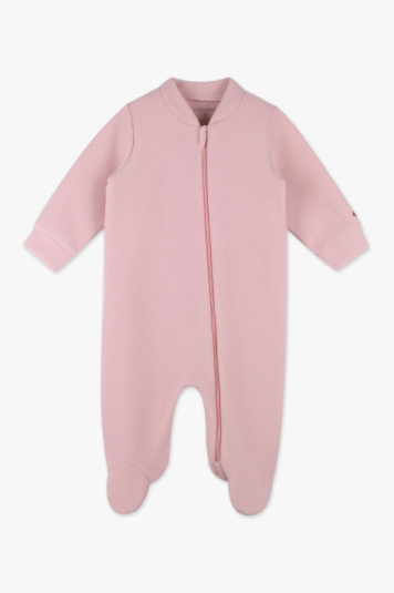 Macaco soft com p e zper rosa suave para beb