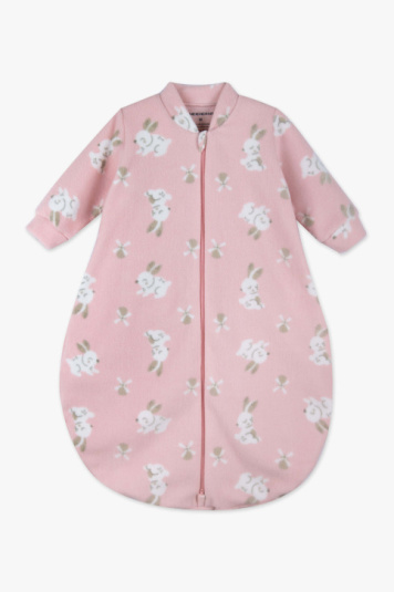 Saco de dormir soft coelhinho rosa para beb