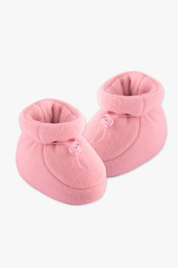 Pantufa soft antiderrapante rosa doce para beb