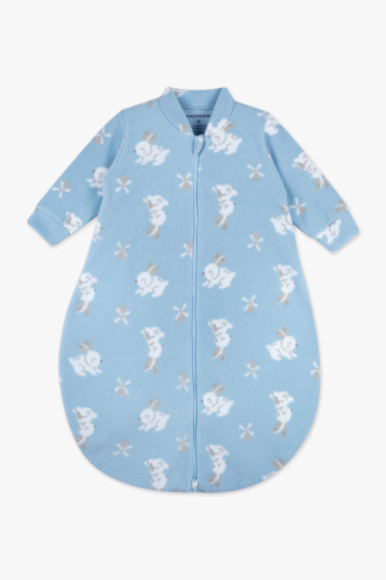 Saco de dormir soft coelhinho azul para beb