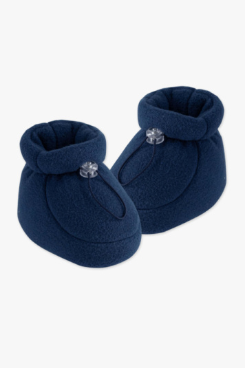 Pantufa soft antiderrapante marinho para beb