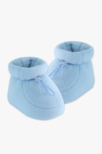 Pantufa soft antiderrapante azul suave para beb