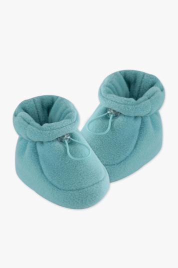 Pantufa soft antiderrapante verde para beb