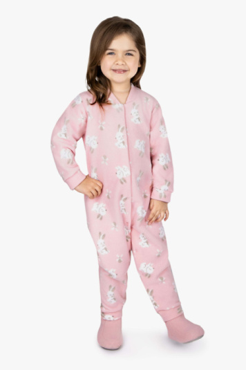 Macaco soft coelhinho rosa infantil