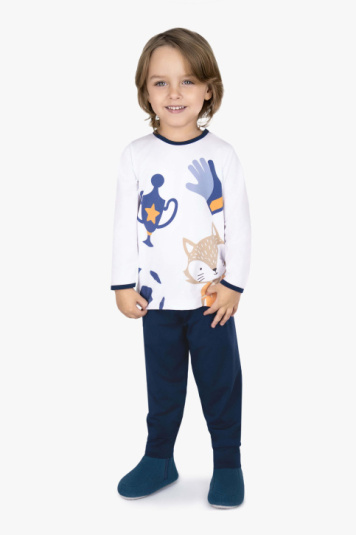 Pijama trmico futebol infantil